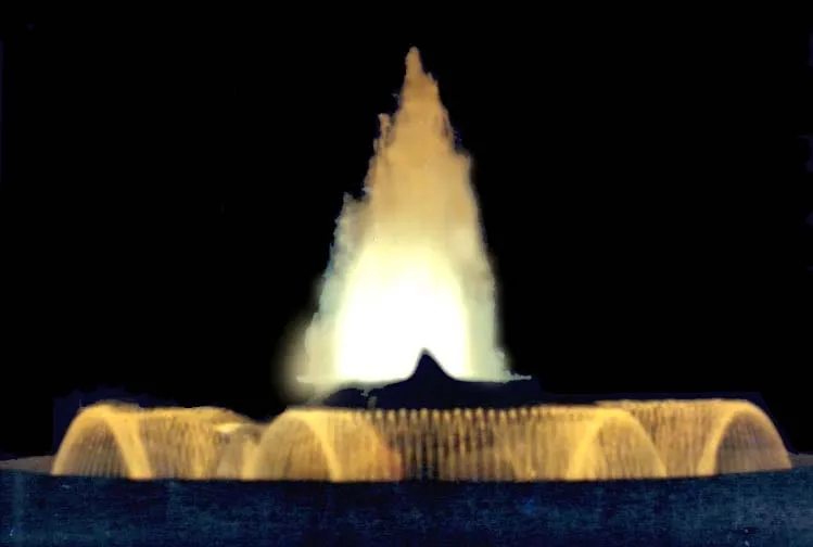 DPWH Cloverleaf Fountain Manila, 1969
