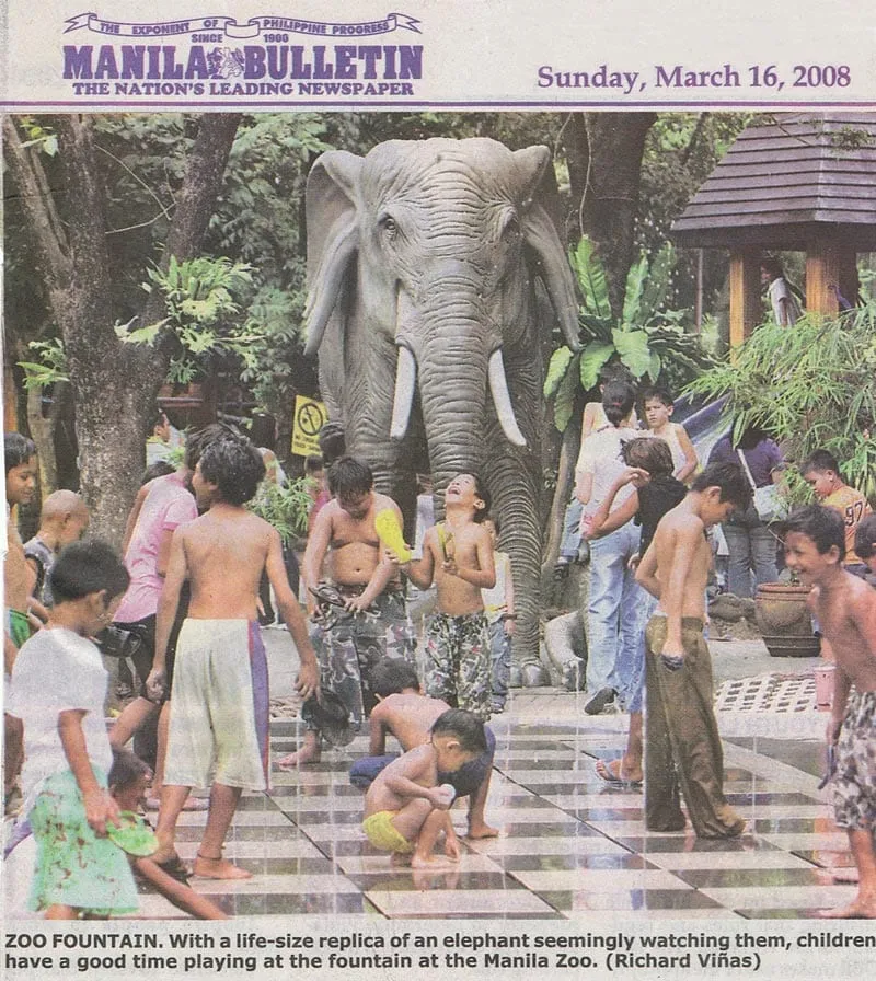 Manila Zoo Interactive Fountain