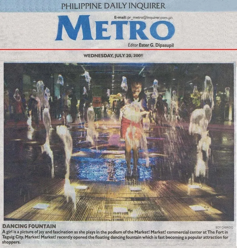 Market Market Interactive Fountain