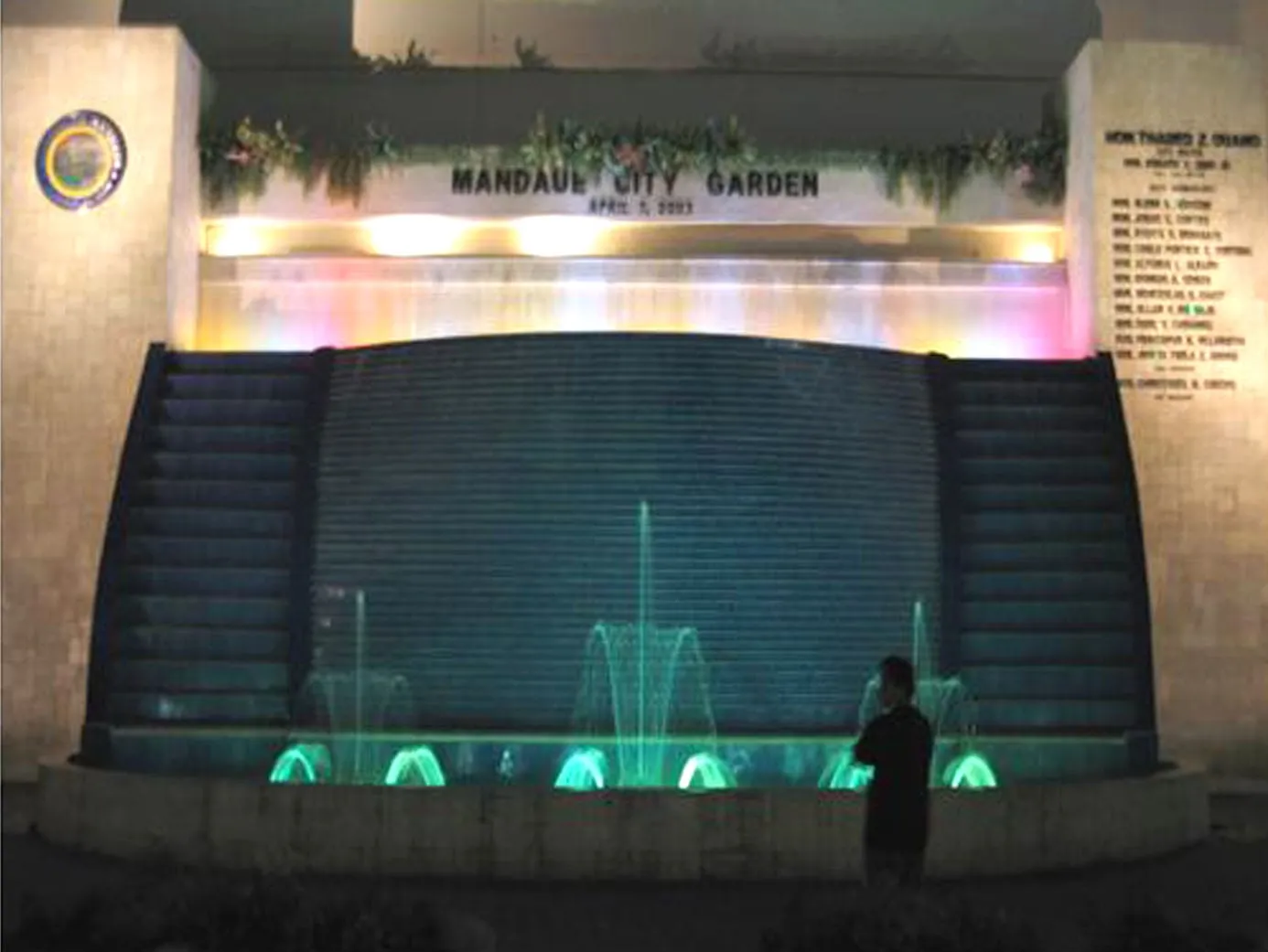 Mandaue City Garden, Revolving Fountains, Cebu, 2003