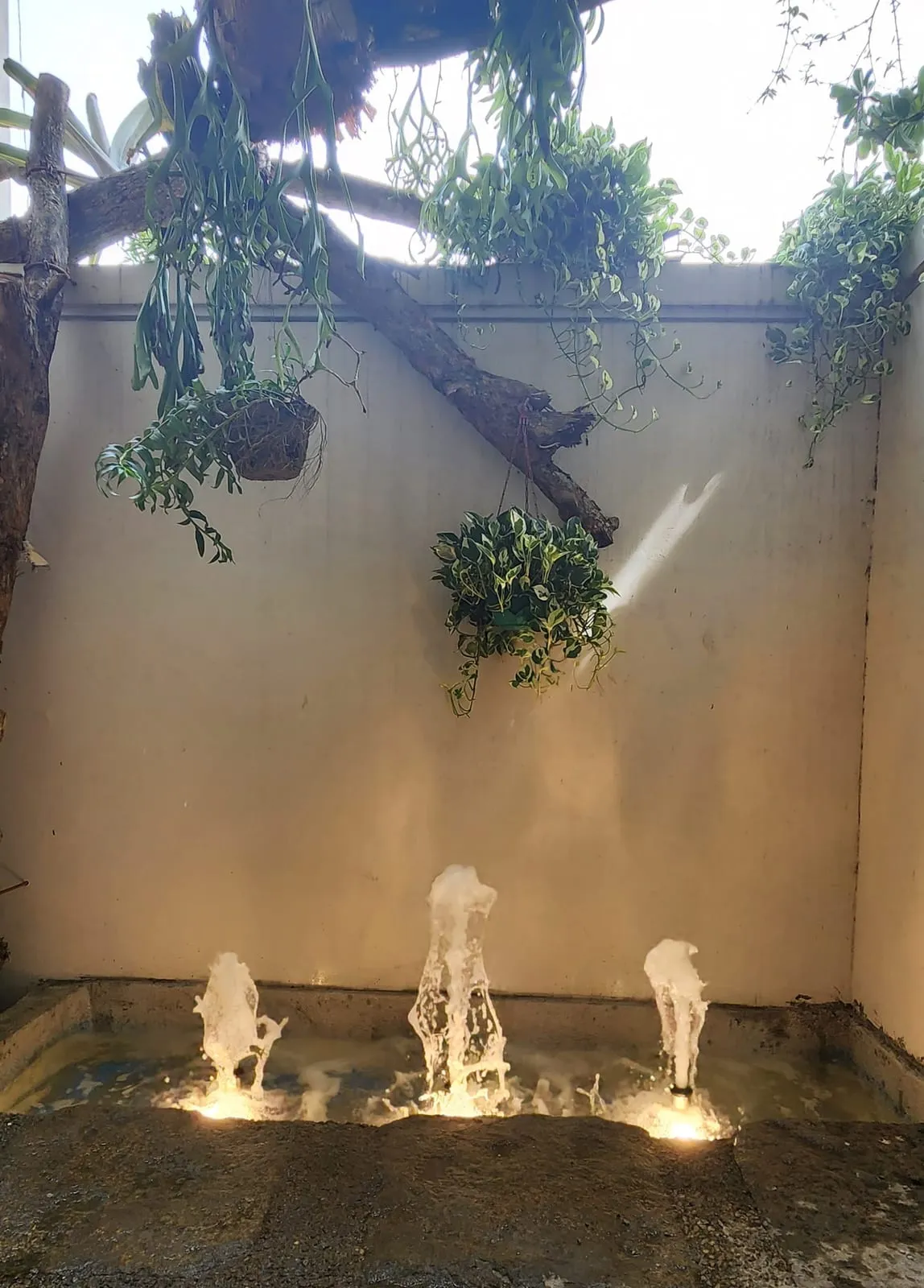 San Antonio Village Makati Residence Foaming Jets Fountain