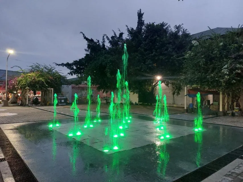 Hulong Duhat Plaza Interactive Fountain, Malabon